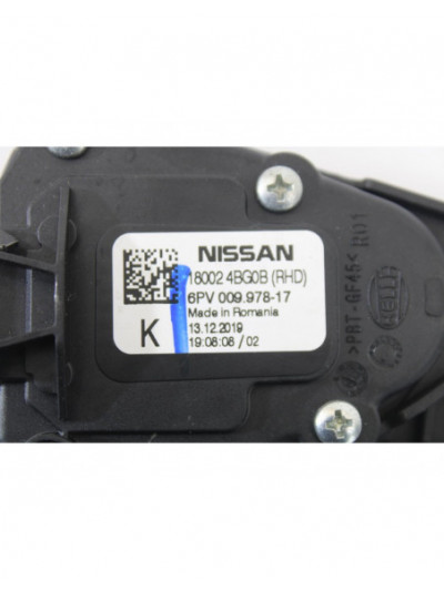 Recambio de pedal acelerador para nissan qashqai (j11) acenta referencia OEM IAM 180024BG0B