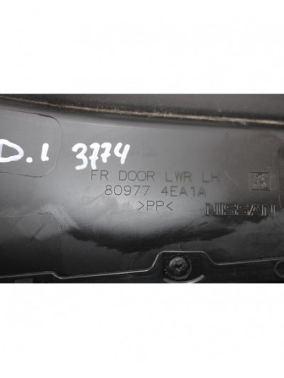 Recambio de guarnecido puerta delantera izquierda para nissan qashqai (j11) acenta referencia OEM IAM 809114EA1A