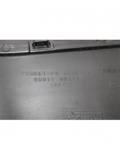 Recambio de guarnecido puerta delantera izquierda para nissan qashqai (j11) acenta referencia OEM IAM 809114EA1A