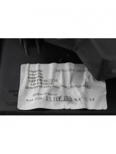 Rejilla aireadora NISSAN NAVARA PICK-UP Double Cab LE 4X4 2006