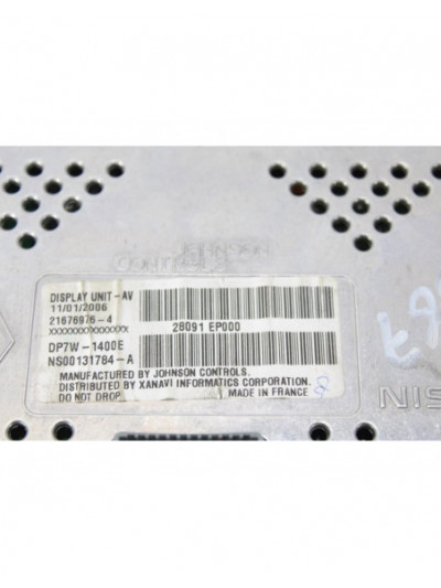 Pantalla multifuncion NISSAN NAVARA PICK-UP Double Cab LE 4X4 2006