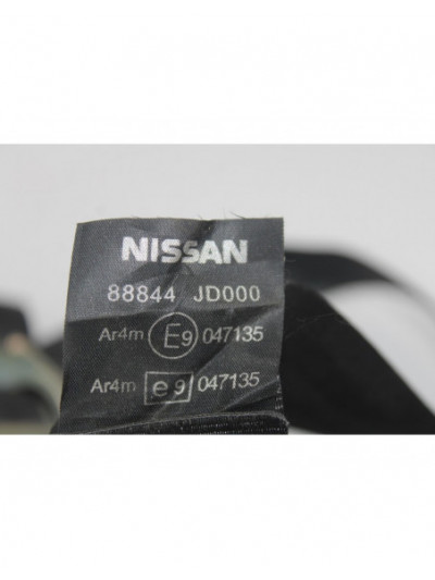 Cinturón seguridad trasero derecho NISSAN QASHQAI 360 2008