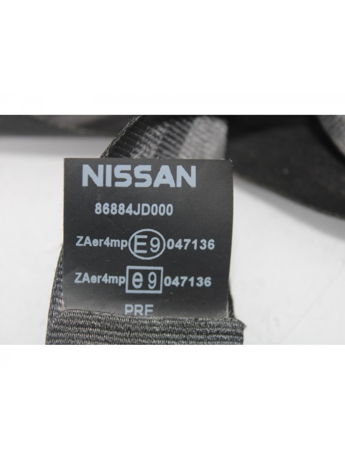 Cinturón seguridad delantero derecho NISSAN QASHQAI 360 2008