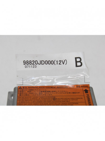 Recambio de centralita airbag para nissan qashqai (j10) 360 referencia OEM IAM 98820JD000