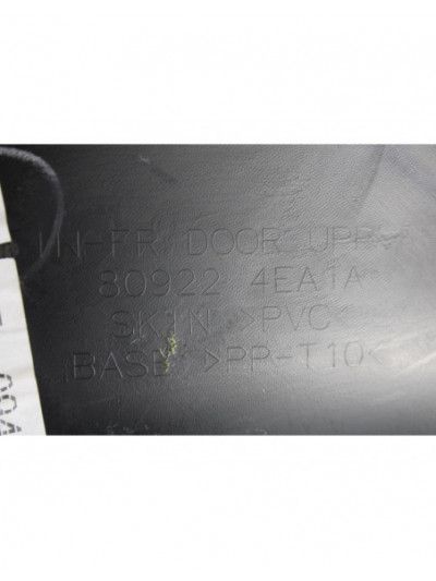 Recambio de guarnecido puerta delantera derecha para nissan qashqai (j11) acenta referencia OEM IAM 809104EA1A