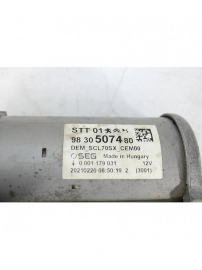 Motor arranque OPEL CORSA F 1.2 Gasolina 75CV 55KW 2021