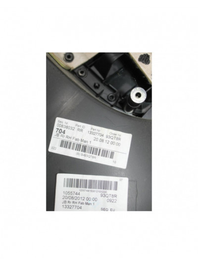 Guarnecido puerta trasera derecha OPEL INSIGNIA A 2.0 CDTI 2012