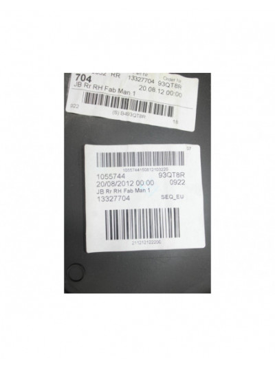 Guarnecido puerta trasera derecha OPEL INSIGNIA A 2.0 CDTI 2012