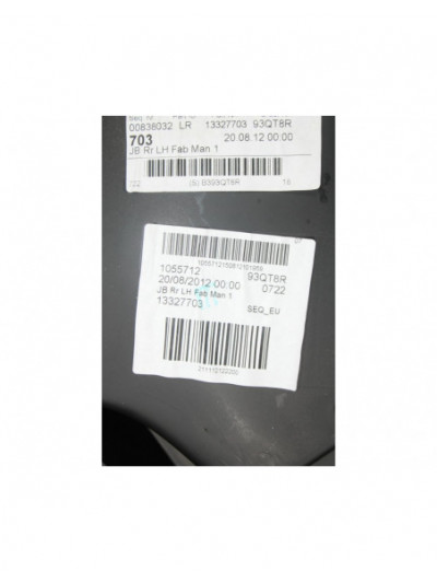 Recambio de guarnecido puerta trasera izquierda para opel insignia a (g09) 2.0 cdti (68) referencia OEM IAM 93QT8R