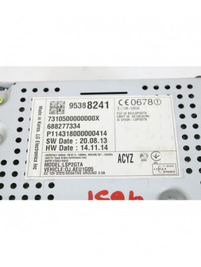 Mando sistema audio OPEL ADAM 1.2 2015