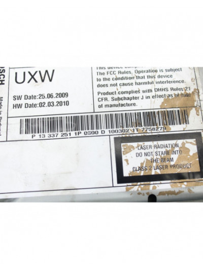 Recambio de sistema navegacion gps para opel insignia berlina edition referencia OEM IAM 13337251