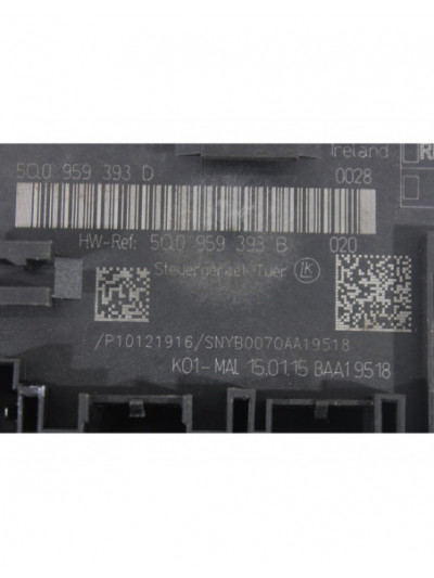Recambio de centralita puerta para audi a3 (8v) ambiente referencia OEM IAM 5Q0959393B