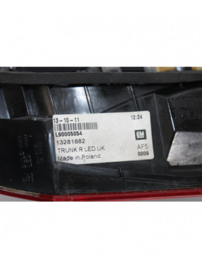 Recambio de piloto trasero derecho interior para opel astra j gtc selective referencia OEM IAM 13281882