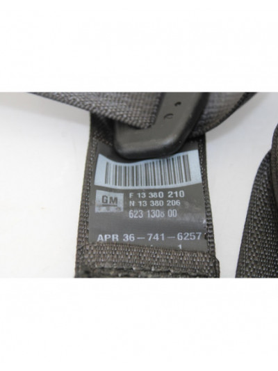 Recambio de cinturon seguridad trasero izquierdo para opel astra j gtc selective referencia OEM IAM 13380210
