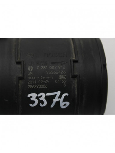 Recambio de caudalimetro para opel astra j gtc selective referencia OEM IAM 55562426