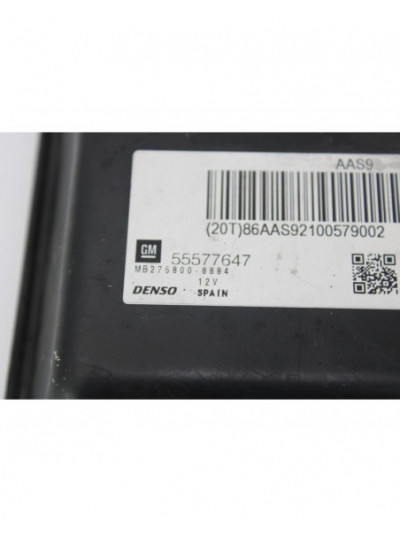 Recambio de centralita motor uce para opel astra j lim. selective business referencia OEM IAM 55577647