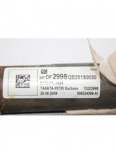 Recambio de airbag cortina delantero izquierdo para opel insignia berlina edition referencia OEM IAM 13222998