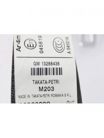 Recambio de cinturon seguridad trasero derecho para opel insignia berlina edition referencia OEM IAM 13288436