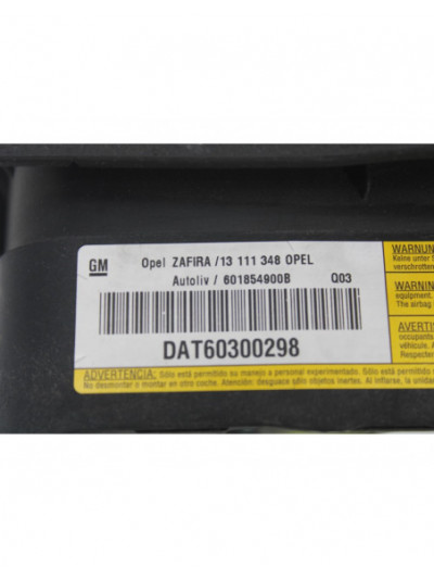 Recambio de airbag delantero izquierdo para opel zafira b 1.9 cdti referencia OEM IAM 13111348