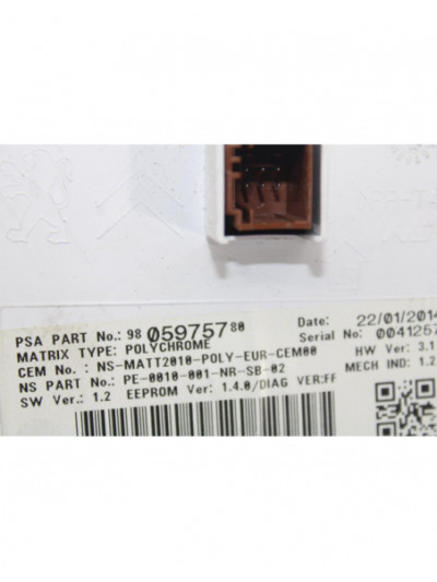 Pantalla multifuncion PEUGEOT 508 Active 2014