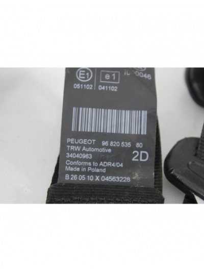 Recambio de cinturon 3ª fila para peugeot 5008 premium referencia OEM IAM 9682053580