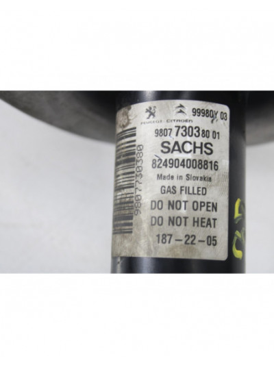 Recambio de amortiguador delantero izquierdo para peugeot 5008 premium referencia OEM IAM 9807730380