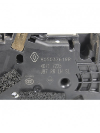 Recambio de cerradura puerta trasera izquierda para renault captur dynamique referencia OEM IAM 805037619R