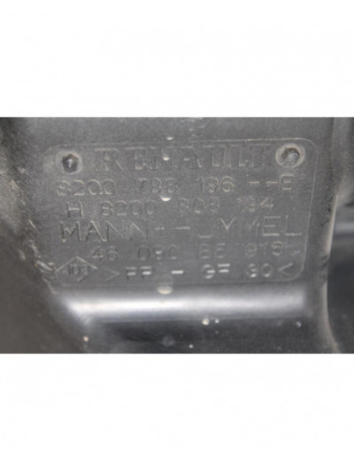 Recambio de carcasa filtro aire admisión para renault kangoo dynamique referencia OEM IAM 8200788196