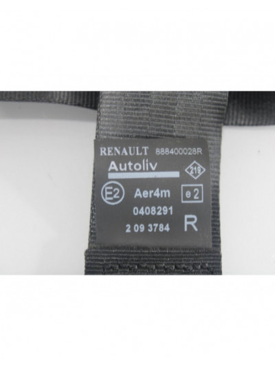 Cinturón seguridad trasero derecho RENAULT SCENIC III Dynamique 2010