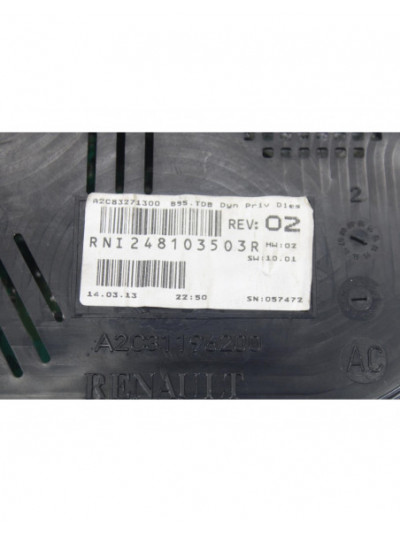 Cuadro instrumentos RENAULT MEGANE III COUPE Expression 2013