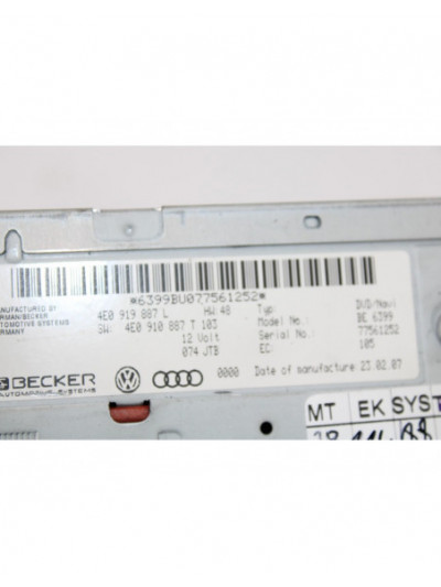 SISTEMA NAVEGACIÓN GPS AUDI Q7 4L 2007 REF. AUDI Q7 4L 2007 REF. AUDI Q7 4L 2007