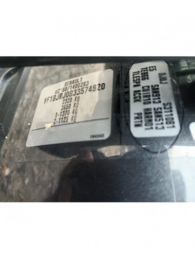 renault vel satis (bj0) del año 2005