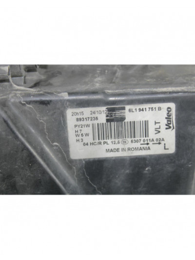 Recambio de faro izquierdo para seat ibiza iii (6l1) 1.4 16v referencia OEM IAM 6L1941751B