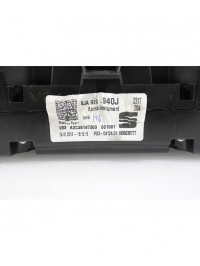 Cuadro instrumentos SEAT TOLEDO Xcellence 2018