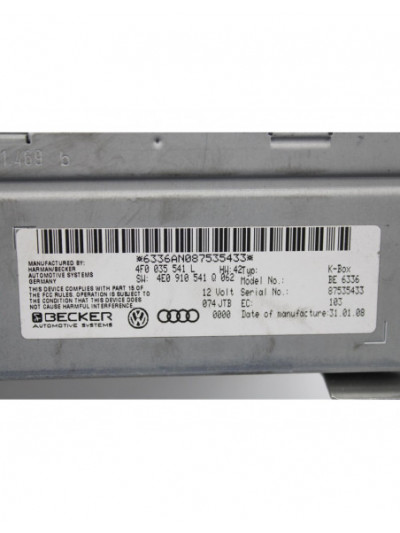 SISTEMA AUDIO / RADIO CD AUDI A5 COUPE 2.7 TDI 2008 REF. AUDI A5 COUPE 2.7 TDI 2008 REF. AUDI A5 COUPE 2.7 TDI 2008