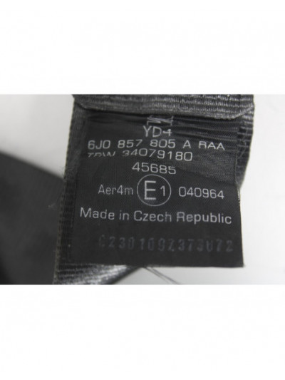 Recambio de cinturon seguridad trasero derecho para seat ibiza sc (6j1) fr tech referencia OEM IAM 6J0857805A