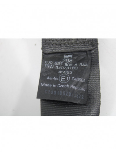 Recambio de cinturon seguridad trasero derecho para seat ibiza sc (6j1) fr tech referencia OEM IAM 6J0857805A