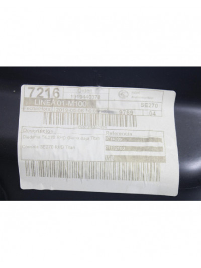 Recambio de consola central para seat ibiza st (6p8) 1.0 tsi referencia OEM IAM 6F0864298A