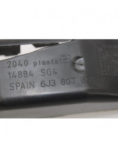 Recambio de soporte paragolpes trasero para seat ibiza sc (6j1) fr tech referencia OEM IAM 6J3807863