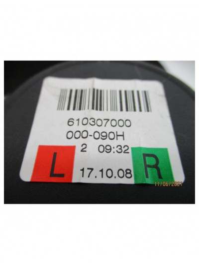 Recambio de cinturon seguridad trasero para audi q5 (8r) 2.0 tdi (125kw) referencia OEM IAM 610307000