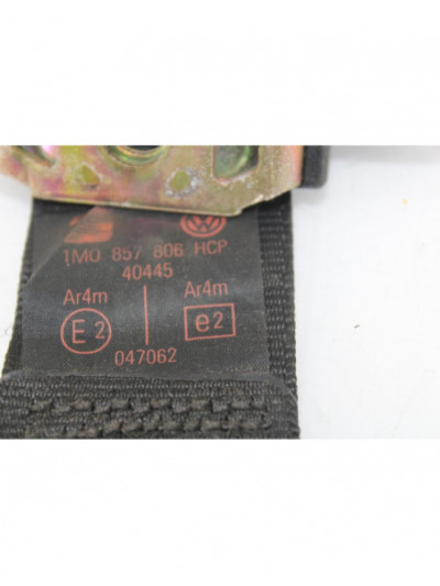 Recambio de cinturon seguridad trasero derecho para seat leon (1m1) sport referencia OEM IAM 1M0857806H