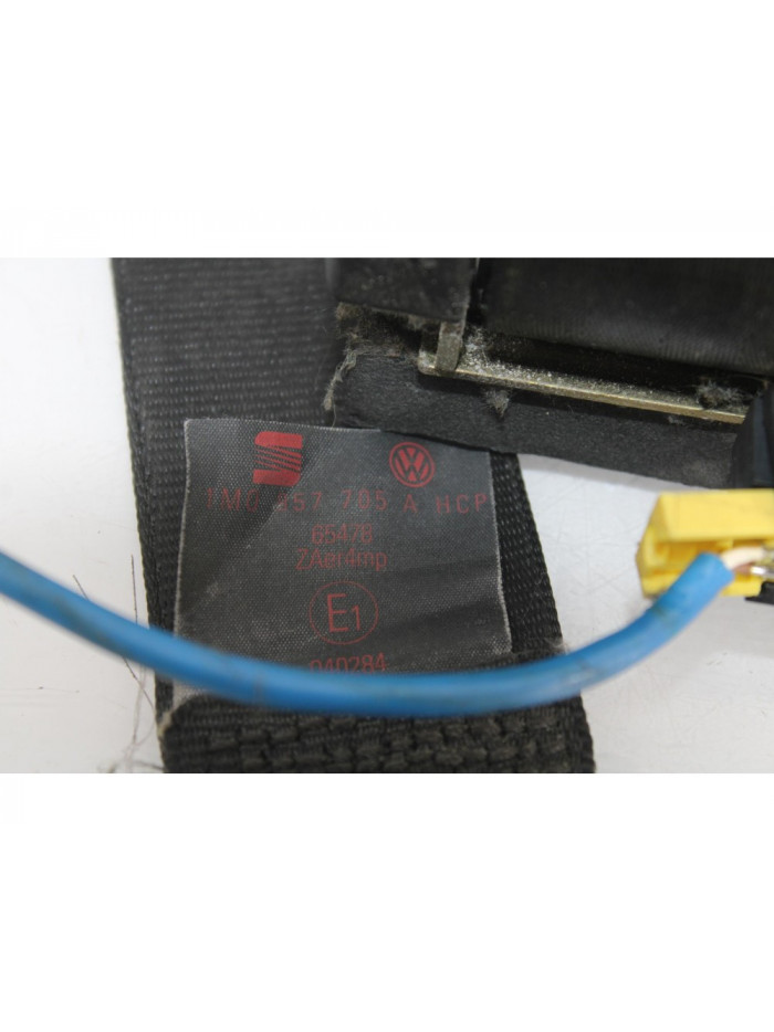 Recambio de cinturon seguridad delantero izquierdo para seat leon (1m1) sport referencia OEM IAM 1M0857705A