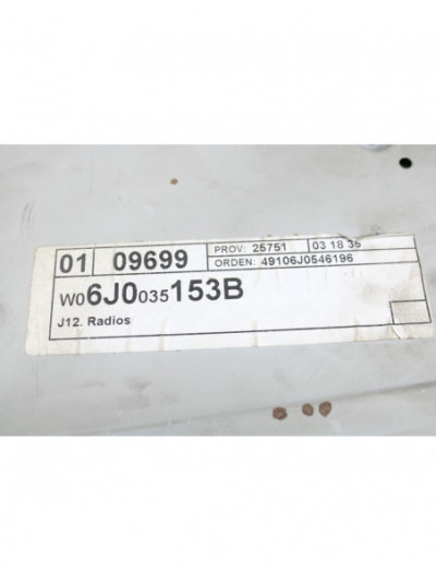 Recambio de sistema audio / radio cd para seat ibiza st (6j8) 1.6 tdi referencia OEM IAM 6J0035153B