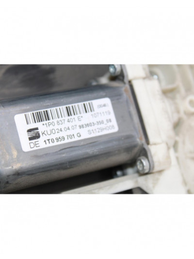Recambio de elevalunas delantero izquierdo para seat leon (1p1) 2.0 tdi referencia OEM IAM 1P0837401E