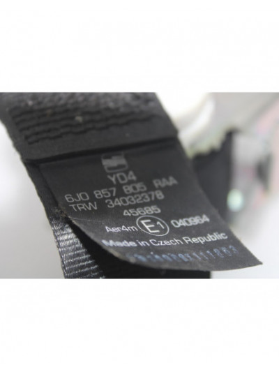 Recambio de cinturon seguridad trasero derecho para seat ibiza (6j5) copa referencia OEM IAM 6J0857805RA