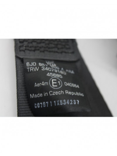 Recambio de cinturon seguridad trasero derecho para seat ibiza sc (6j1) copa referencia OEM IAM 6J0857805A