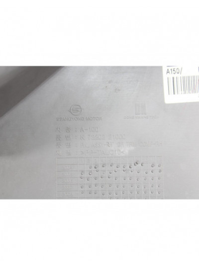 Recambio de guarnecido puerta trasera derecha para ssangyong rodius xdi limited referencia OEM IAM 7220221000