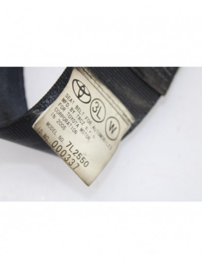 Recambio de cinturon seguridad trasero izquierdo para toyota corolla verso (r1) 2.0 d-4d sol referencia OEM IAM 4186T.I