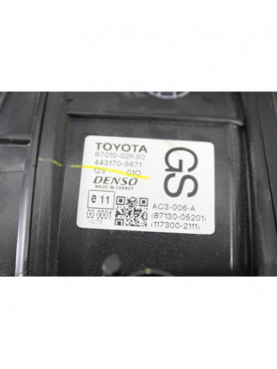 Calefaccion entera normal TOYOTA AURIS 1.4 D-4D 2012